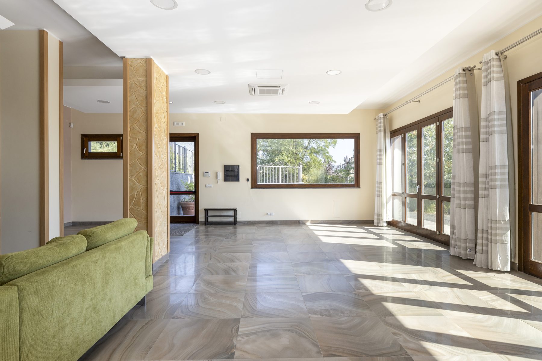 Zona living di Villa Vulcano